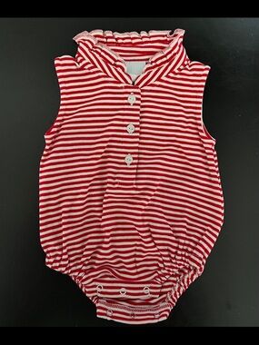 Little English Hastings Bubble Girls 3M Red Stripe